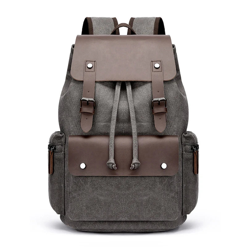 NEW Men's Backpack Vintage Canvas Backpack School Bag Men's Travel Bags Large Capacity Backpack Laptop Backpack Bag High Qualit