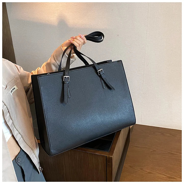 New Women Retro Tote Bags Messenger Handbag High Quality PU Leather Shoulder Bag Big Casual Crossbody Bag