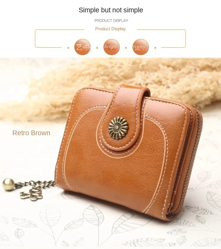 Women Wallets and Purses PU Leather Money Bag Female Short Hasp Purse Small Coin Card Holders Blue Red Clutch New Women Wallet