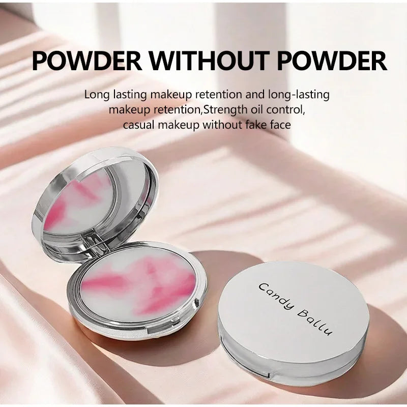 Blue Sky Setting Powder Cake Natural Long-Lasting Oil Control Face Foundation Waterproof Matte Compact  Loose Powder Makeup