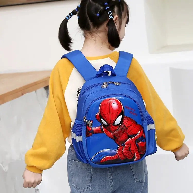 Spiderman Backpack Children Schoolbag Cartoon Anime Backpack Girls Boys Kindergarten Schoolbag Kids Gift