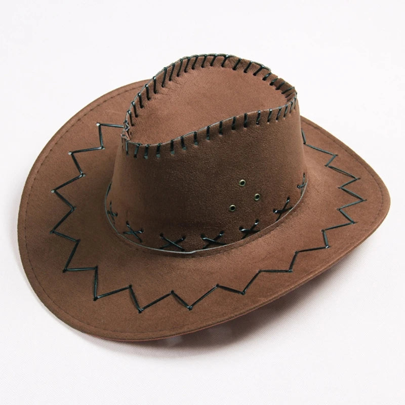 Fashion Simple Kids Cowboy Hat Western Child Cowgirl Hats Halloween & Birthday Costumes Accessories Holiday Decorations