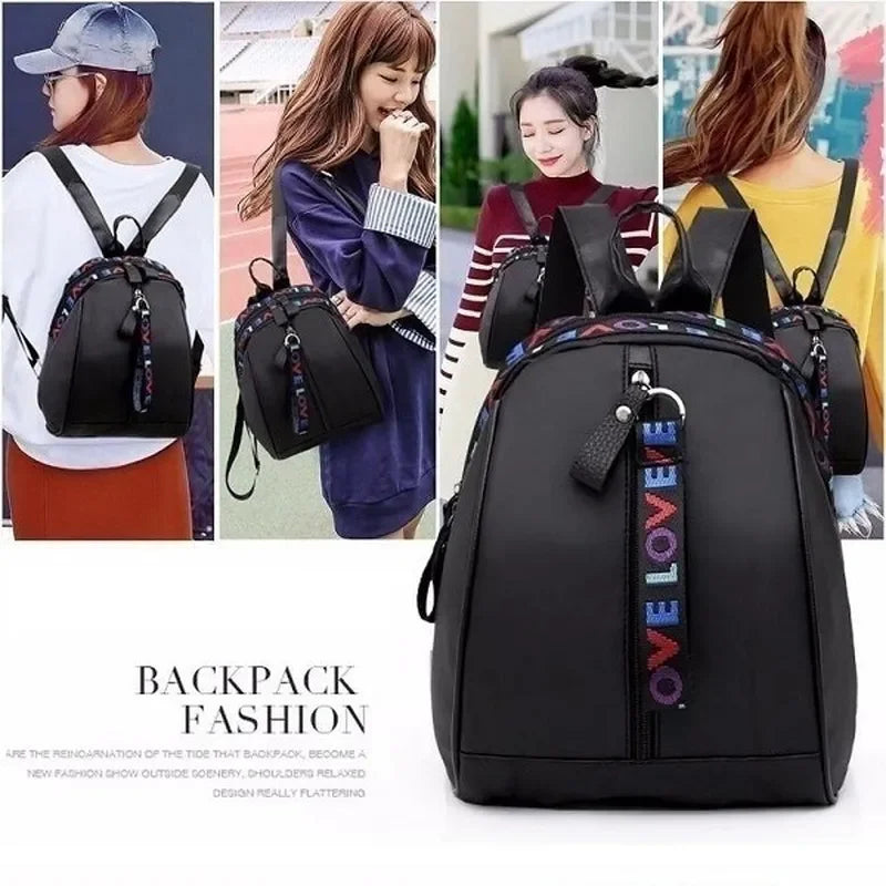 New Female Fashion Lady High Capacity Waterproof College Backpack Trendy Women Laptop School Bags Cute Girl Travel Book Bag Cool