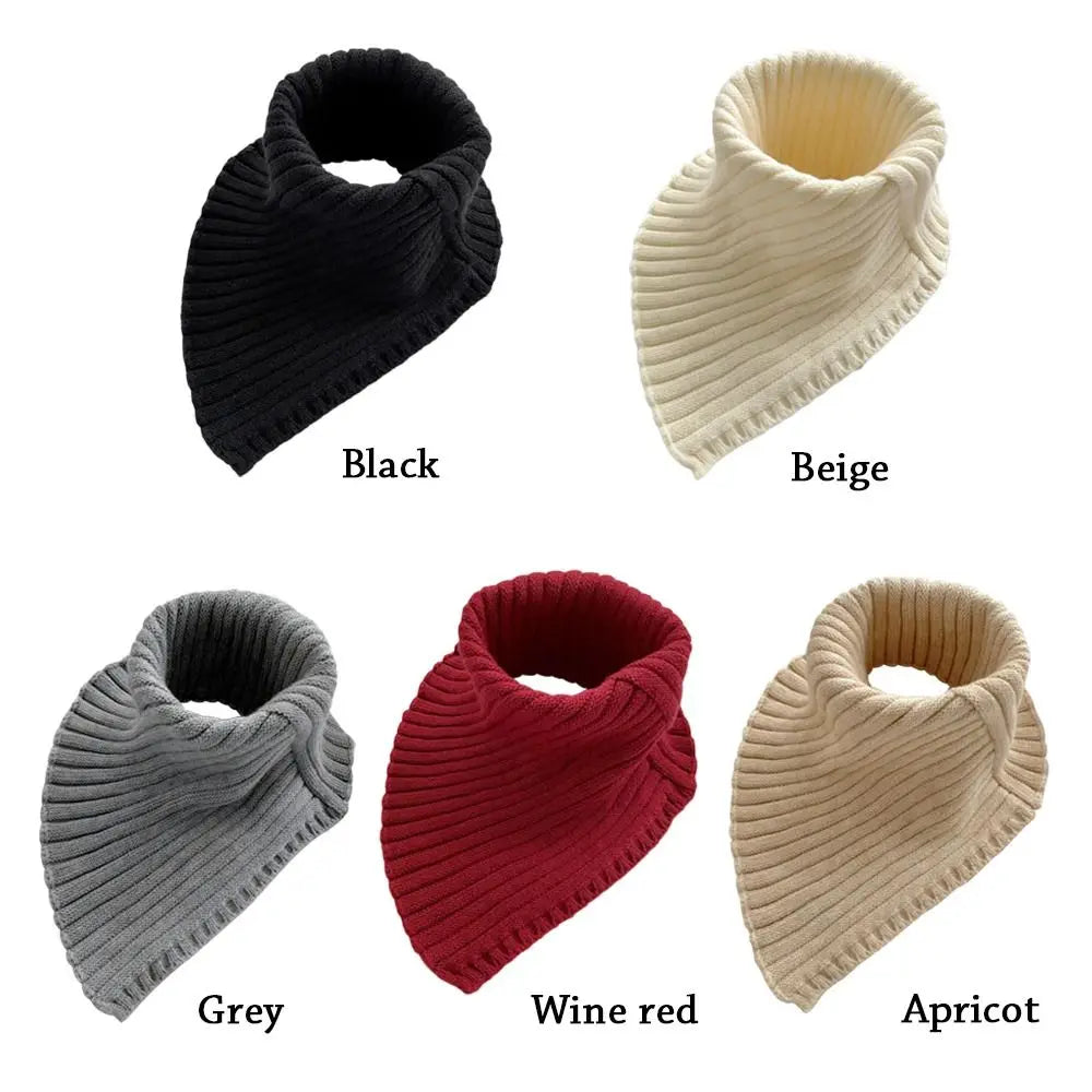 Women Knitted Fake Collar Scarf Women Warm Turtleneck Neck Warmer Detachable Winter Windproof Scarf