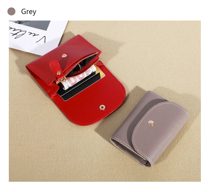 Practical Women's Small Card Wallet Simple and Fashionable Small Card Bag School Girls' Coin Wallet