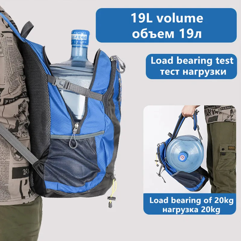 2024 New Outdoor Backpack Hiking Sports Mountaineering Riding Backpack 40L Waterproof Backpack Leisure Travel Backpack