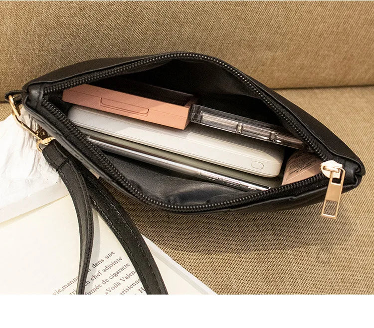 Fashion Embroidery Women Envelope Clutch Bag Ladies Evening Party Large Capacity Clutches Handbag PU Leather Phone Purses Bolsas