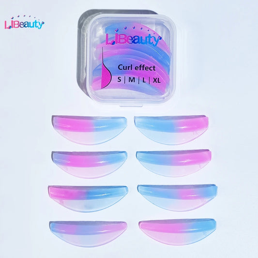 Libeauty Différentes boucles en silicone réutilisables pour permanente de cils Coussinets de levage de cils Recourbe-cils 3D Accessoires Outils de maquillage