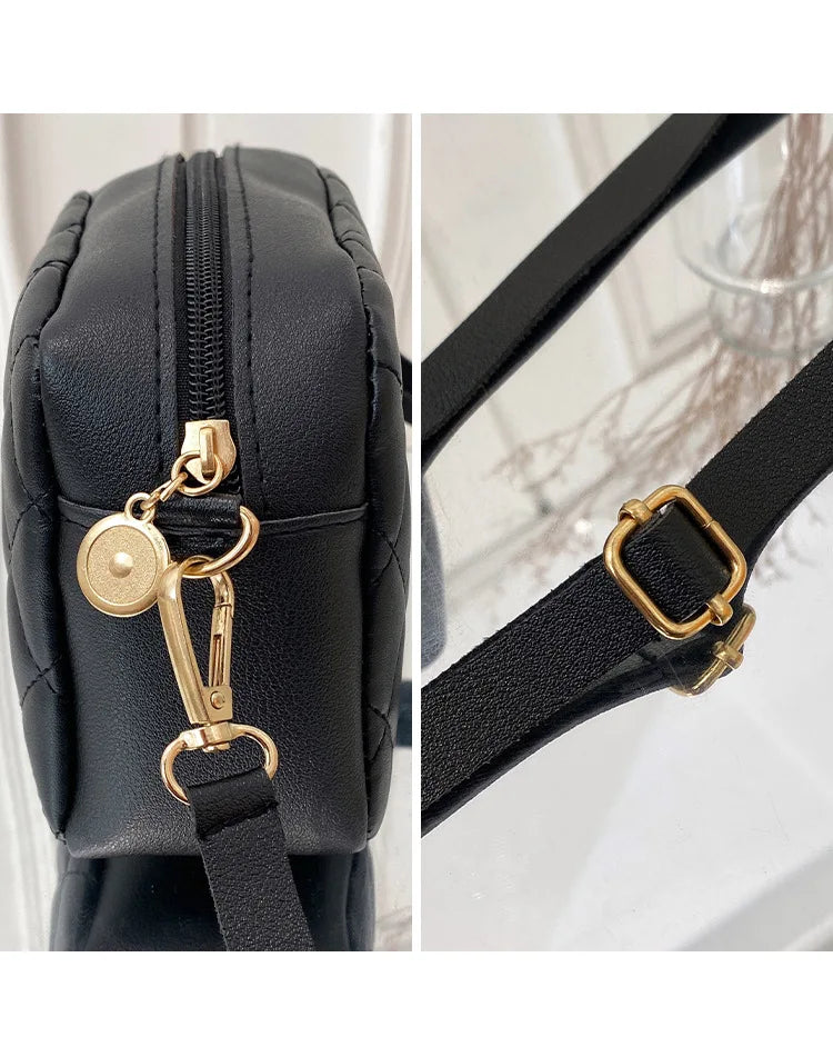 Sac à bandoulière en cuir PU pour femme, petit sac messager à fermeture éclair, sac à main, sac de voyage d'été pour femme