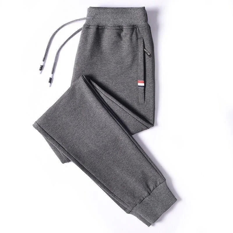 Autumn Pants Men Fitness Sportswear Tracksuit Elastic Waist Sweatpants Cotton Trousers Loose Gyms Jogger Track Pants Mens M- 8XL