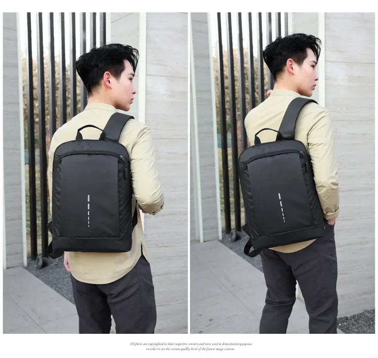 Men's Waterproof Backpack Ultra Lightweight Back Bag for Men Backpack Book Bag Men's Stylish Backpack 15.6" Notebook