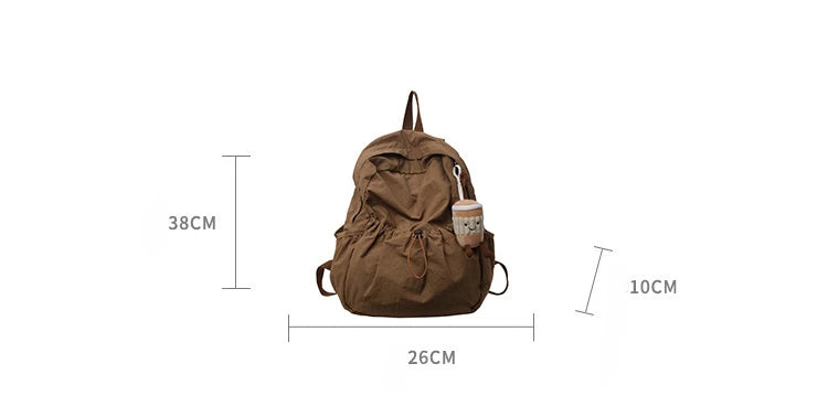 Fashion Nylon Backpack for Women Trendy Backpack for Girls Class Bags for Girl Back To School Bags Travel Bag Mochila Рюкзак Sac