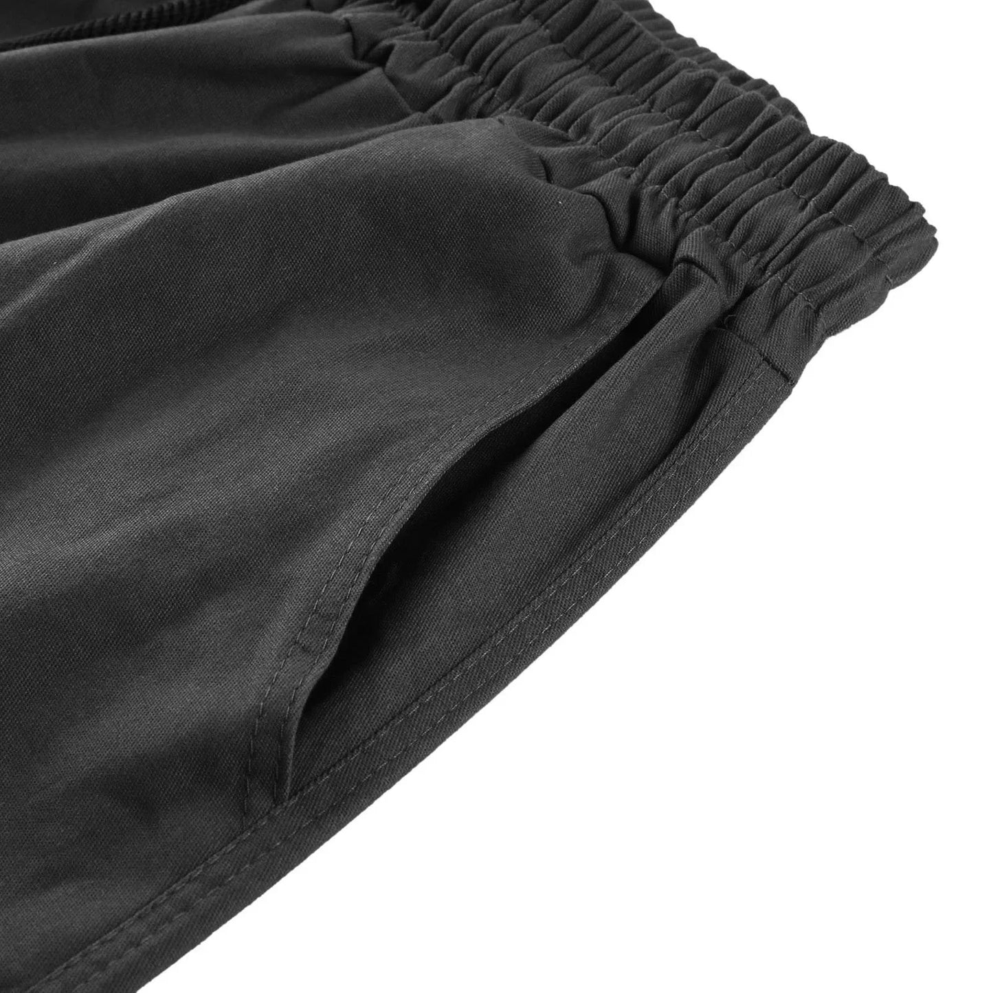 Pantalon cargo pour homme Amazon Summer 2023 - Pantalon décontracté multi-poches indépendant avec cordon de serrage et commerce extérieur