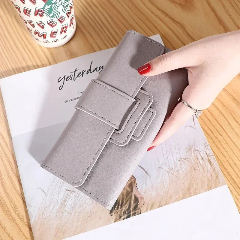 Women Wallet Cardholder Coin Purses Clutch Phone Credit Card Holder Ladies Luxury Large Capacity Leather Bag with Zipper