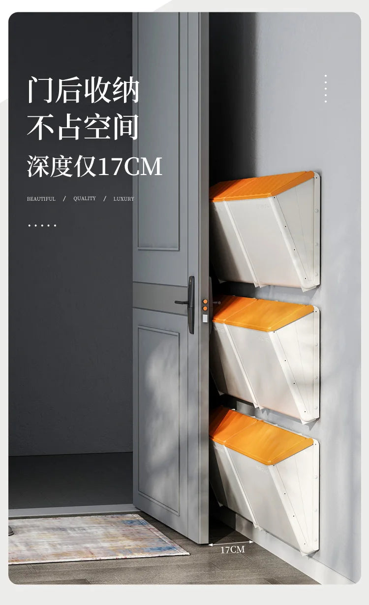 Modern Entrance Shoecabinet Household Portable Design Dust Proof Shoe Cabinets Dorm Storage Zapateros Living Room Furniture