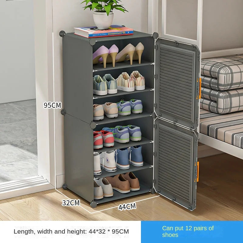 Modern Household Corridor Bedroom Dustproof Shoerack Hallway Living Room Multilayer Cabinets New Storage Shoe Rack Furniture