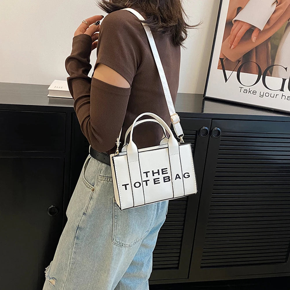 Women Tote Bag Luxury Designer Bag Tote Women Handbags Letter Shoulder Bags Soft PU Shopper Purses Crossbody Bags for Women