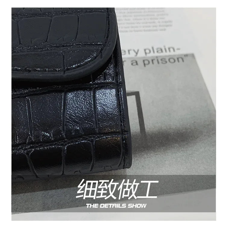 Women Short Wallet Small Fashion Luxury Brand Leather Purse Ladies Card Bag For Women Clutch Female Purse Money Clip Wallet