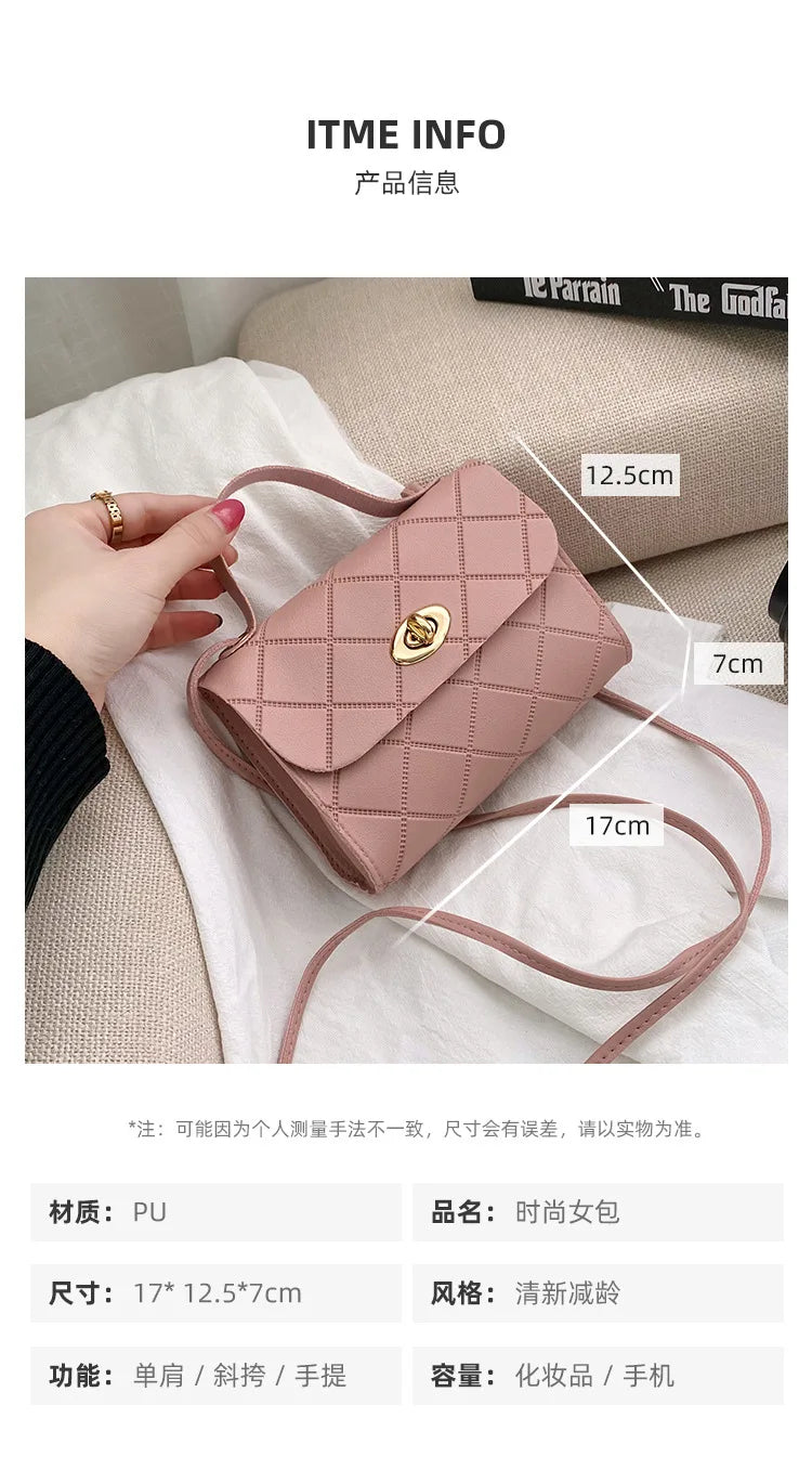 1PC New Trend Female Mini Handbags Fashion Casual Women Ladies Crossbody Bags Small Messenger Bag Shopping Shoulder Bag