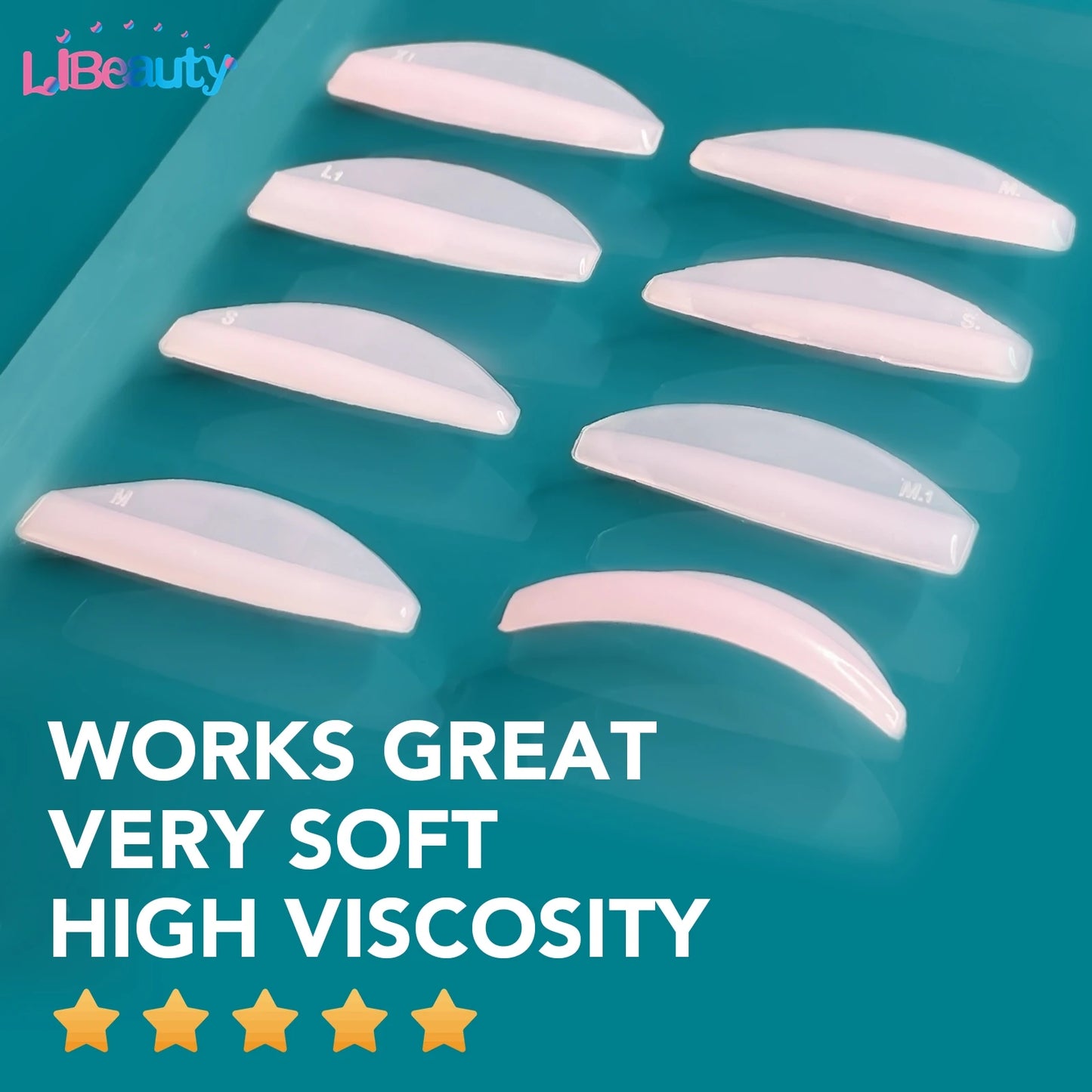 Libeauty Different Curl Silicone Reusable Eyelash Perm Rod Lash Lift Pads Lifting 3D Eyelash Curler Accessories Makeup Tools