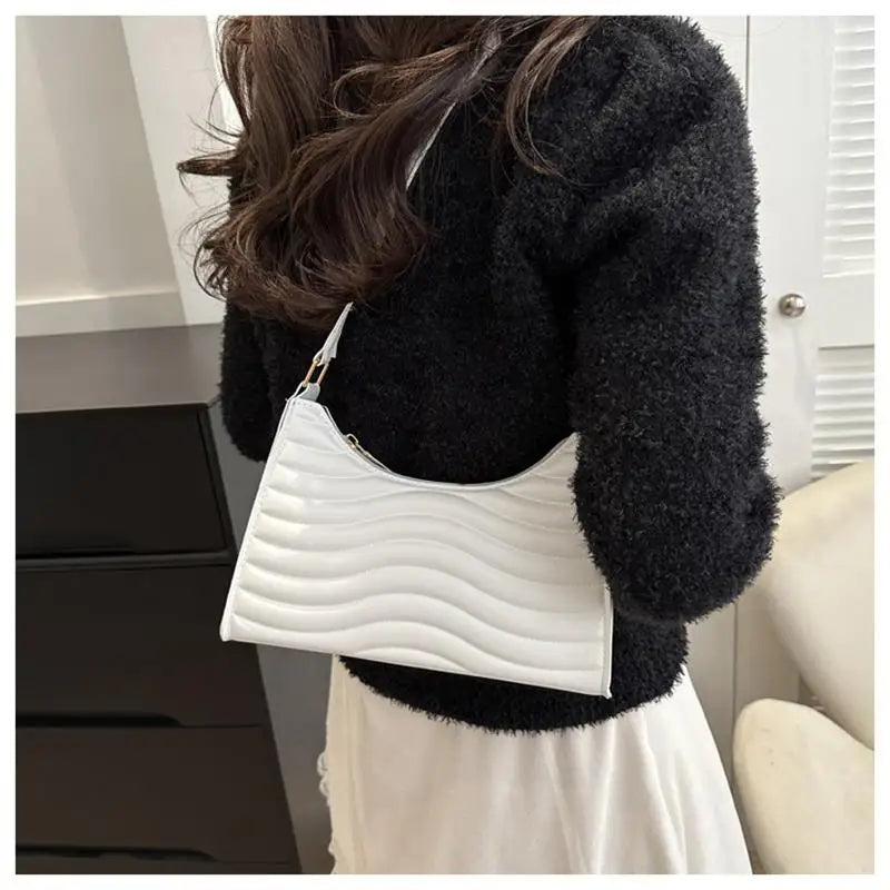 Women's Underarm Bag Commuting Texture Minimalist One Shoulder bag New Versatile Fashion Pu Handbag Crossbody Bags Shopper Purse