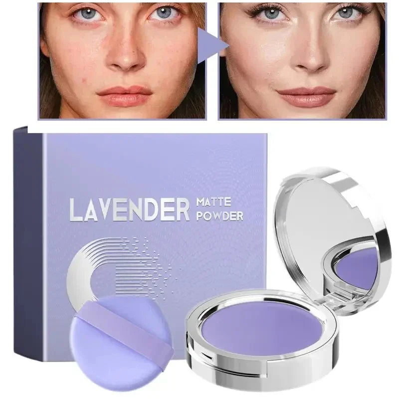 Blue Sky Setting Powder Cake Natural Long-Lasting Oil Control Face Foundation Waterproof Matte Compact  Loose Powder Makeup