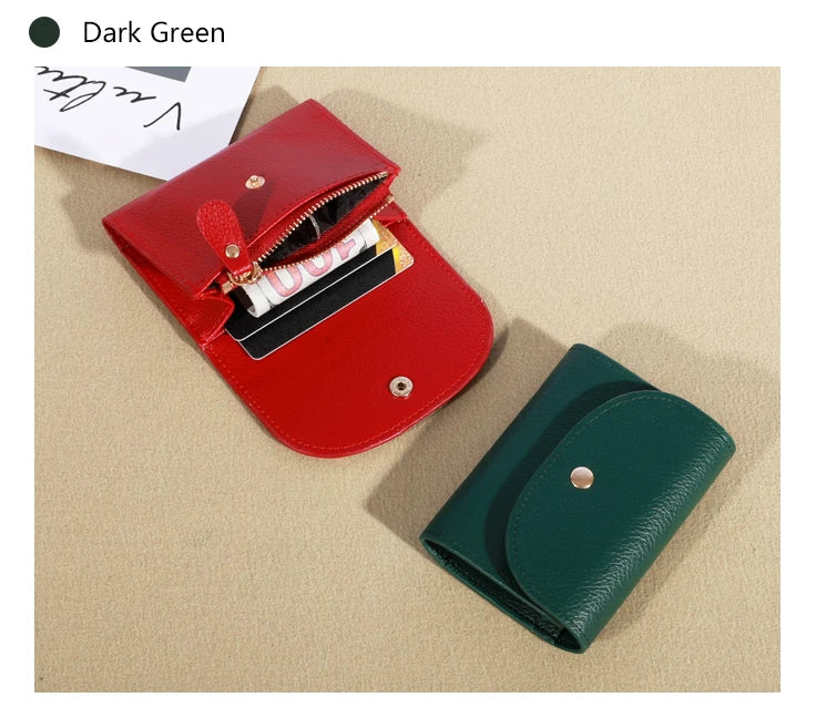 Practical Women's Small Card Wallet Simple and Fashionable Small Card Bag School Girls' Coin Wallet