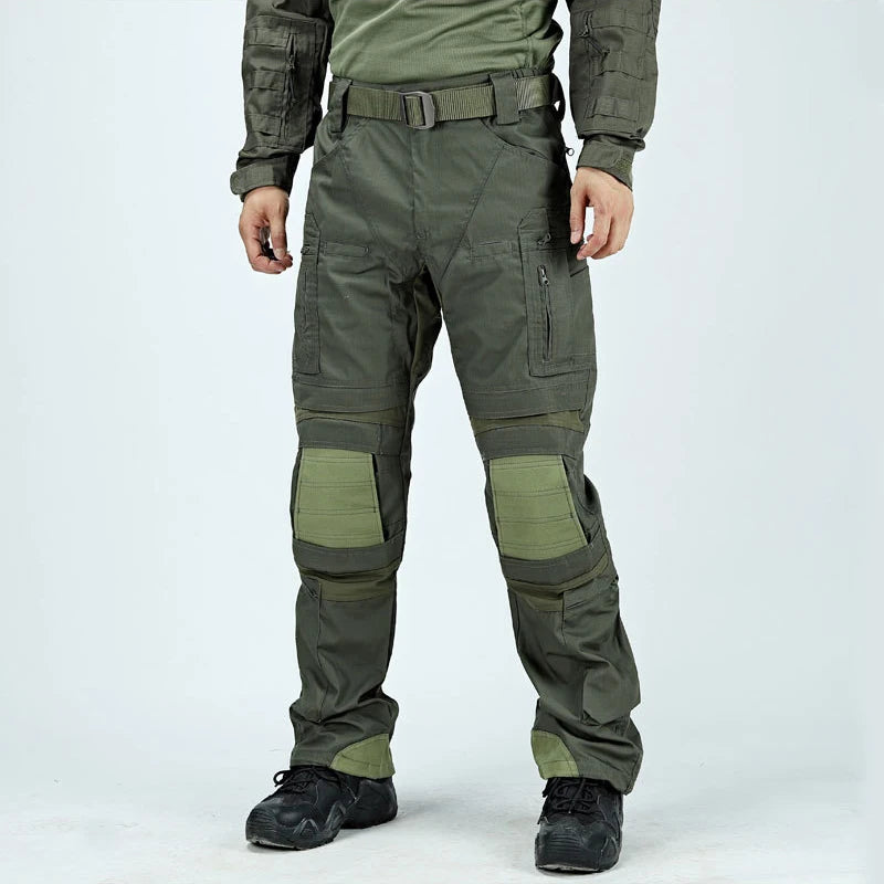 Pantalon cargo imperméable pour homme, pantalon tactique d'entraînement militaire, pantalon de combat, multi-poches, résistant à l'usure, pantalon pour homme, randonnée en plein air