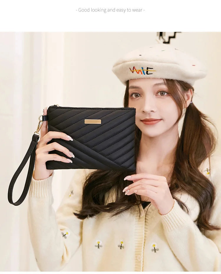 Fashion Embroidery Women Envelope Clutch Bag Ladies Evening Party Large Capacity Clutches Handbag PU Leather Phone Purses Bolsas