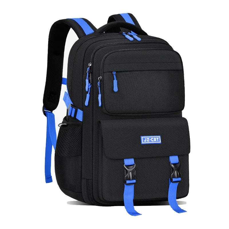 Boys Backpack Large Capacity Refrigerator Open Door Waterproof Backpack School Bag for Primary and Secondary School Students