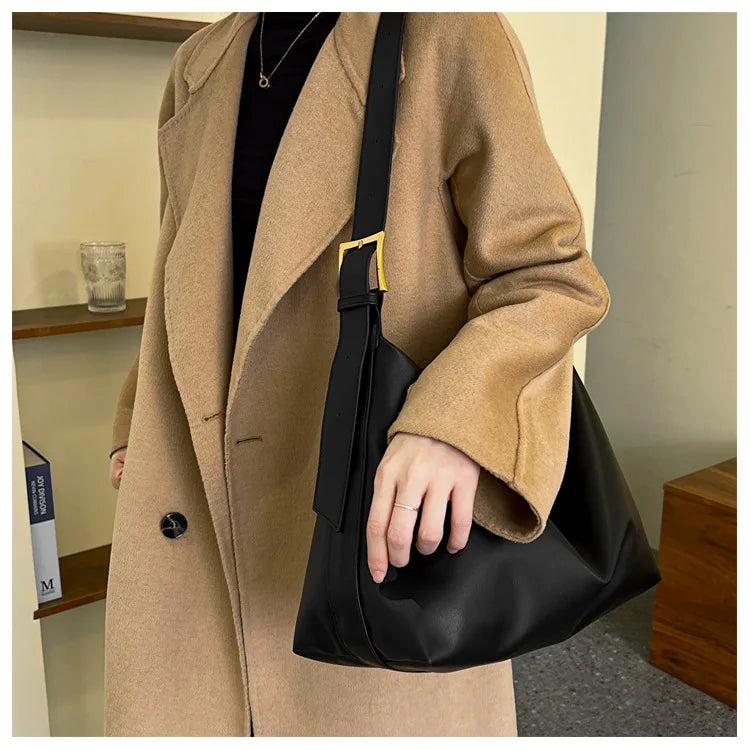 Large Capacity Designer Luxury Bag Leather Bolsas Bags for Women Travel Women's Female Tote Shoulder Handbag 2023 Trend Shopper