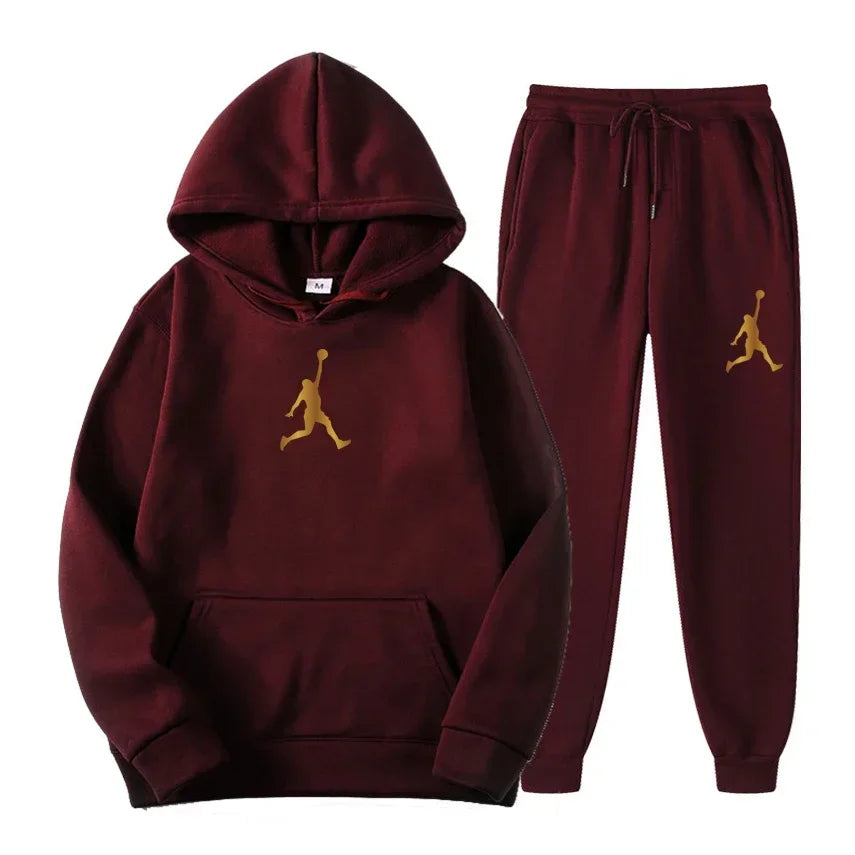 Fashion Men's Sweatshirt Hoody for Men Male Suit Autumn 2024 Female Man Sets Women's Tracksuit Sportswear Hoodies + Sweatpants