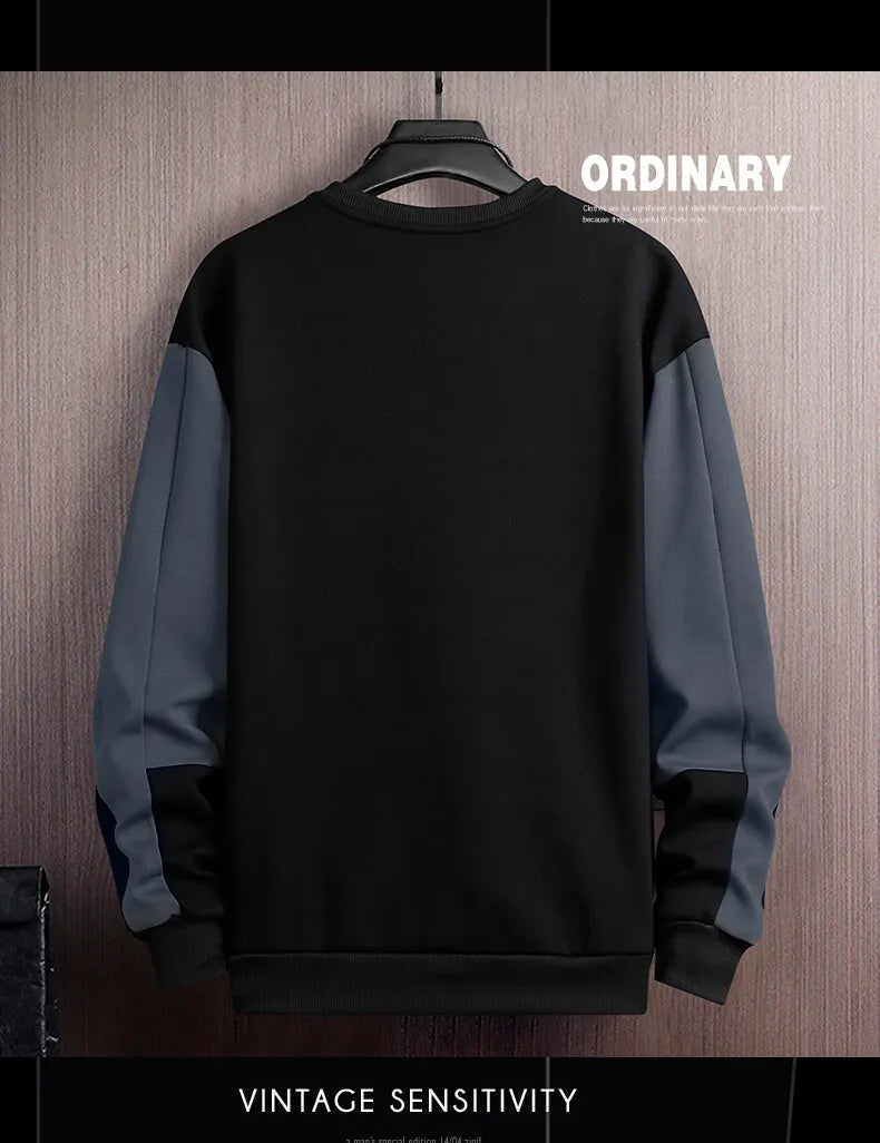 Sports Sweatshirt Men 2023 Spring and Autumn Round Collar Couple Loose Casual Hoodies Fashion Trend Sweatshirt Large Size M-5XL