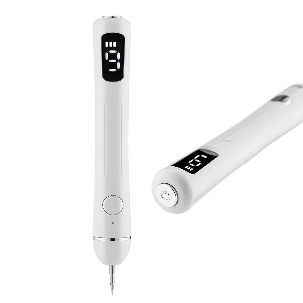 Stylo plasma électrique pour enlever les étiquettes cutanées, 9 modes, pour éliminer les grains de beauté, les verrues, les taches de rousseur, les naevus, les taches brunes, les points noirs, la beauté du visage, les soins de la peau