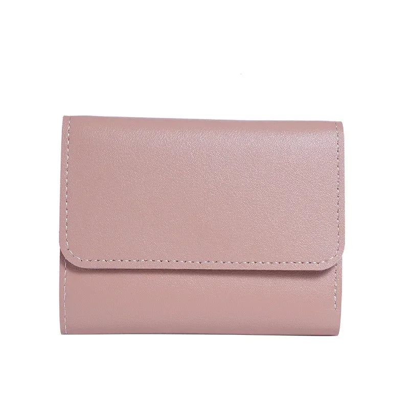 Three Fold Short Clip Wallet Women Short Wallet Multi-card Bag Mini Pouch Fashion Female Wallet Credit Card Lady Coin Purses