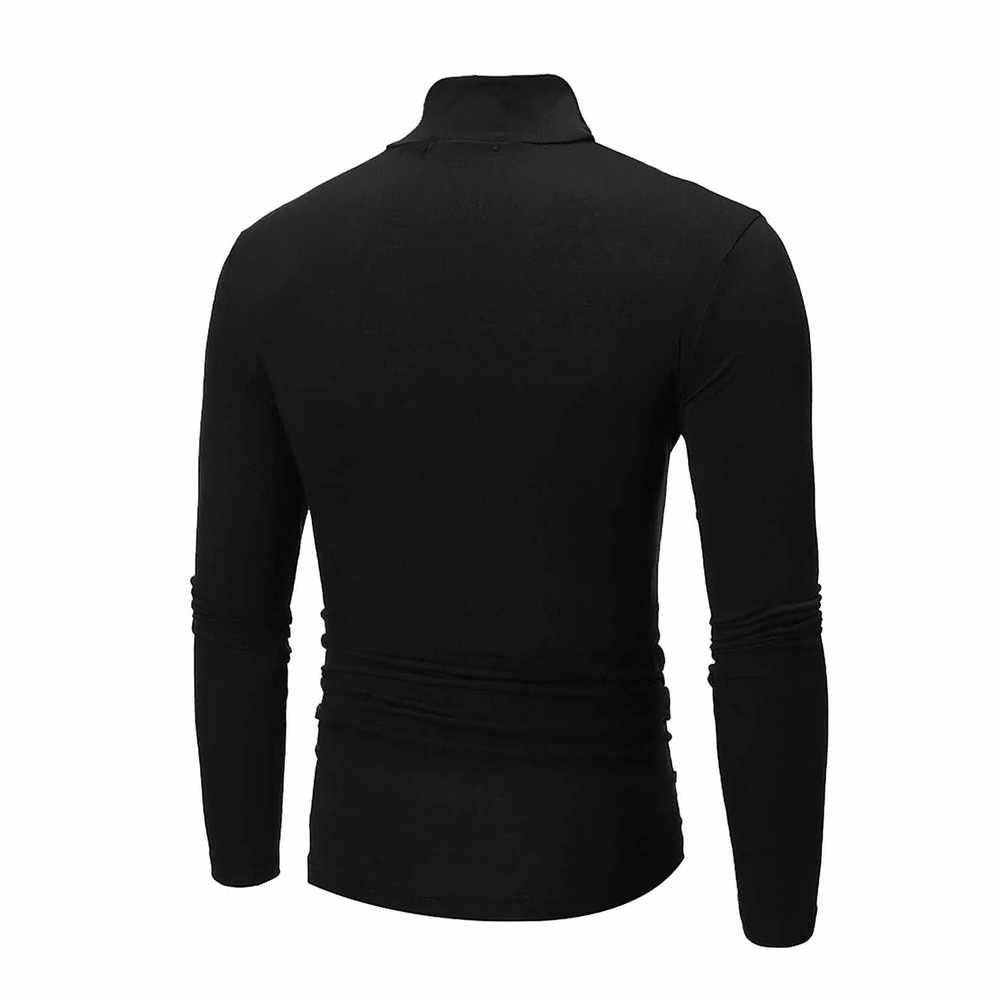 Pull en coton pour homme de haute qualité, pull en coton pour homme, col mi-haut, doux et chaud, tricoté, coupe slim