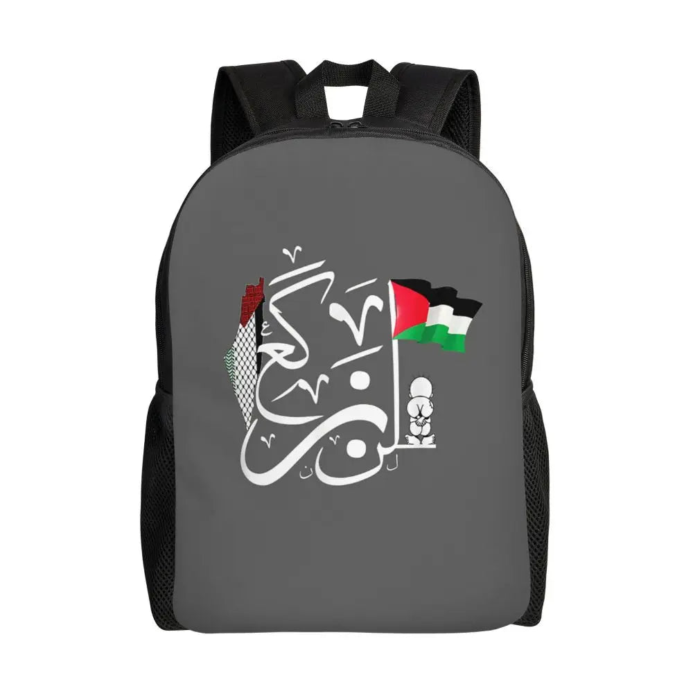 Custom Palestinians Keffiyeh Pattern Backpack for Women Men Waterproof College School Tradition Bag Print Bookbags