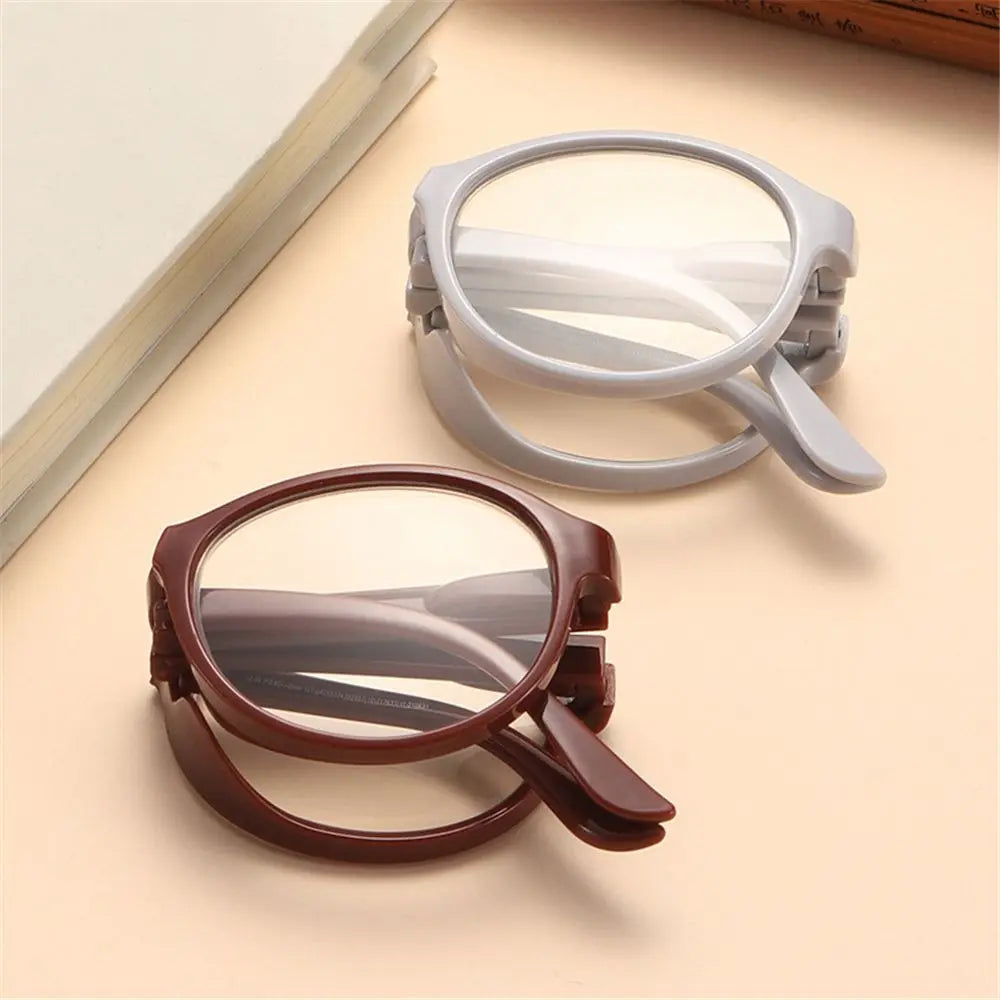 Lunettes de lecture design MINI tendance pour hommes et femmes, petites lunettes pliantes, monture en métal noir, avec boîte d'origine, portables