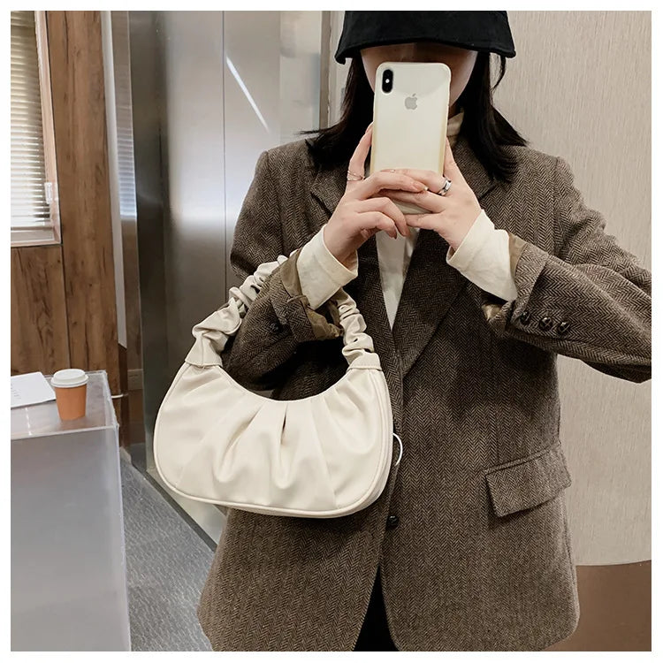 Cloud Pleated Handlebags Designer Handbag Women's Single Crossbody Dumpling Tote Armpit Bag Shopping Shoulder Bags Underarm Bag