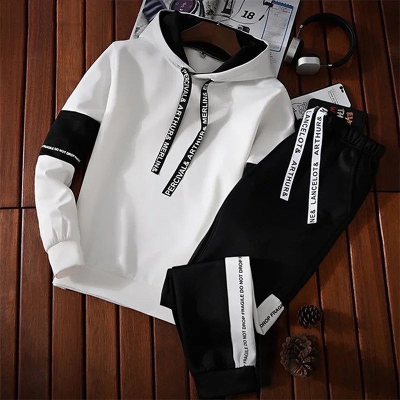 Men's Hoodies Long Sleeve Casual Printing With Letter Sweatshirts New Spring Hip Hop Pullover Sports Top Male Hooded Sweatshirts