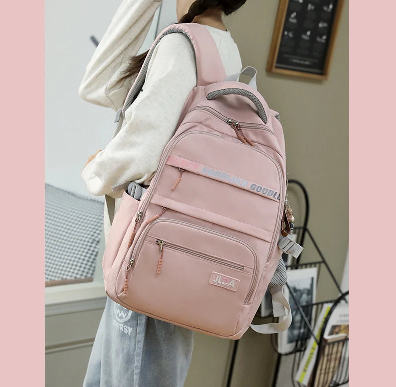 Backpacks for School Teenagers Girls Casual Nylon Knapsack Bolsa Feminina Women Shoulder Bags Kids Packsack Mochilas Para Mujer