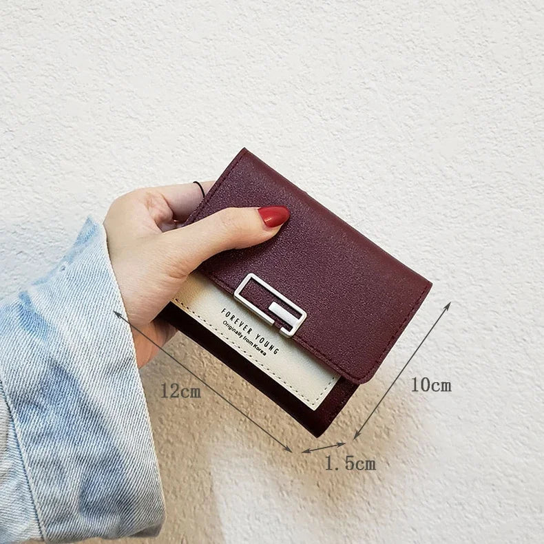 Women's Wallet Short Women Coin Purse Wallets For Woman Card Holder Small Ladies Wallet Female Hasp Mini Clutch For Girl