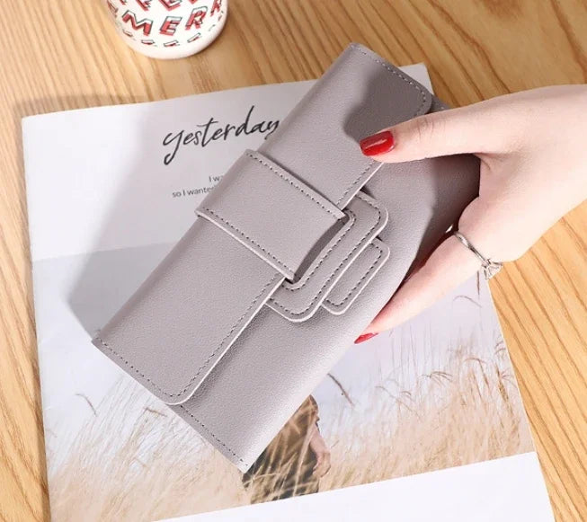 Women Wallet Cardholder Coin Purses Clutch Phone Credit Card Holder Ladies Luxury Large Capacity Leather Bag with Zipper