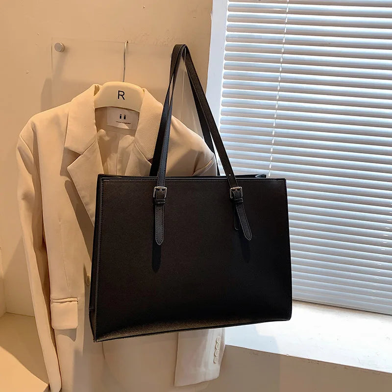 New Women Retro Tote Bags Messenger Handbag High Quality PU Leather Shoulder Bag Big Casual Crossbody Bag