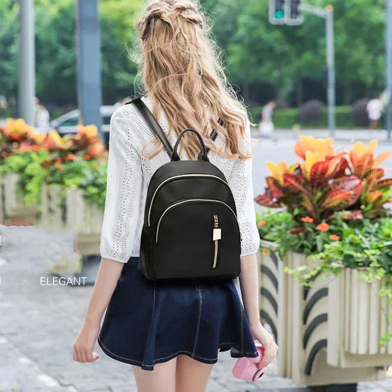 2024 New Designer Fashion Women Backpack Mini Soft Touch Multi-Function Small Backpack Female Ladies Shoulder Bag Girl Purse