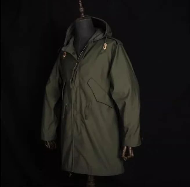 إعادة إنتاج M51 PARKA Windbreaker Tail Pie يتغلب على معطف M1951 الإصدار العسكري إصدار الرجال الطويل