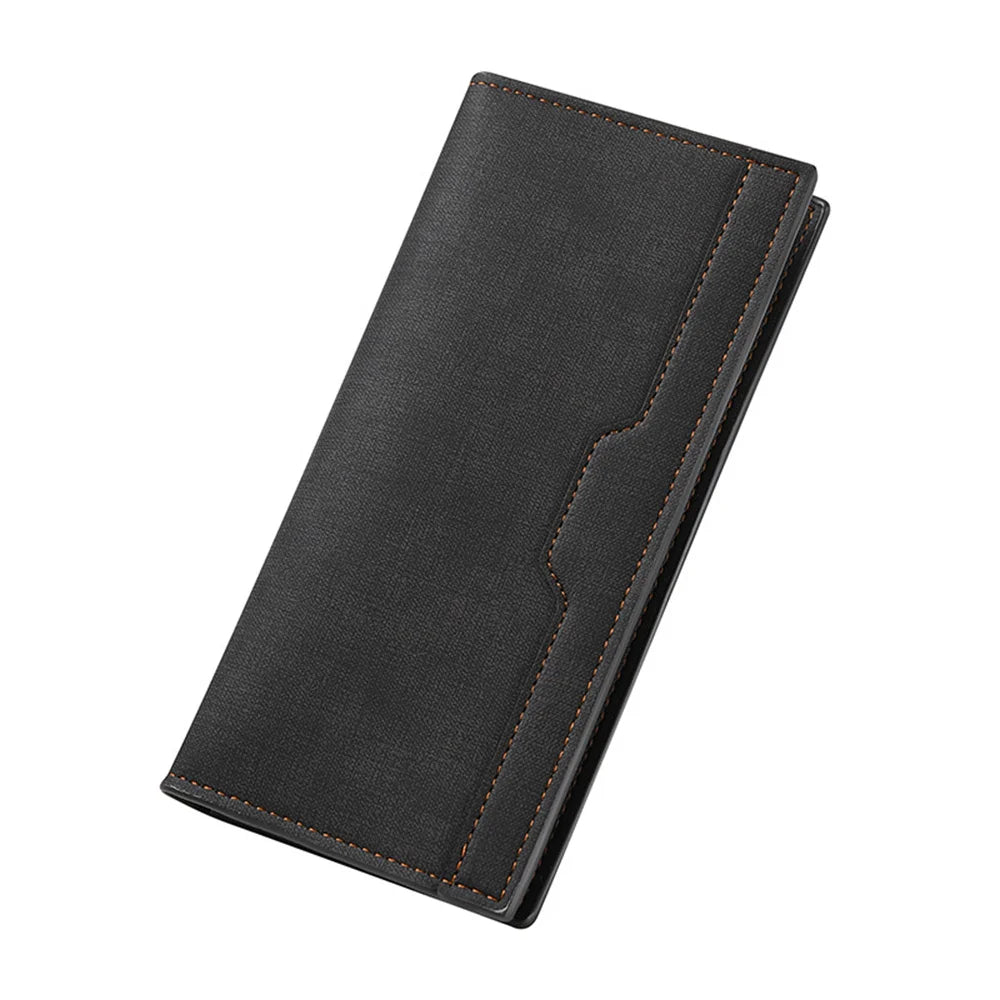 Men's Wallet Long Fashion Multiple Card Slots Men's Wallet Slim Long Thin Mens Luxury Wallet Designer Wallet Men with Coins Bag