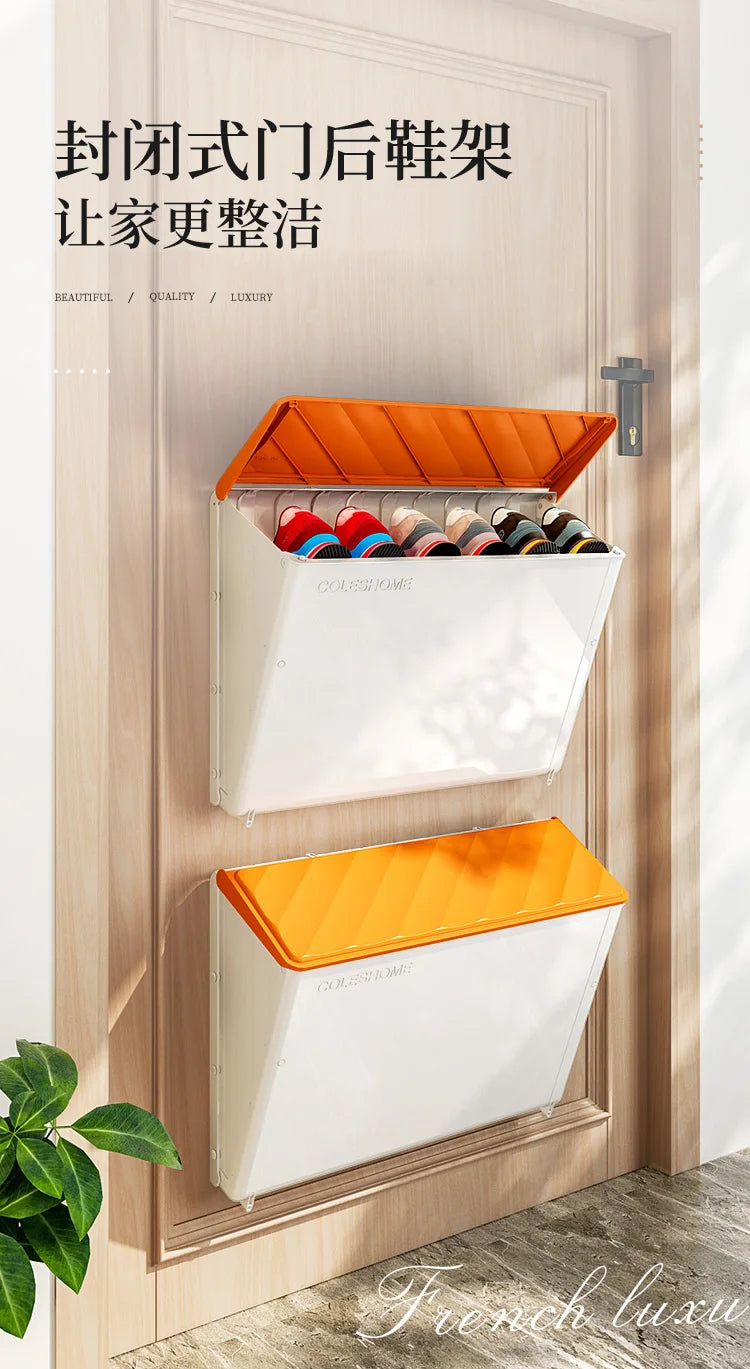 Modern Entrance Shoecabinet Household Portable Design Dust Proof Shoe Cabinets Dorm Storage Zapateros Living Room Furniture