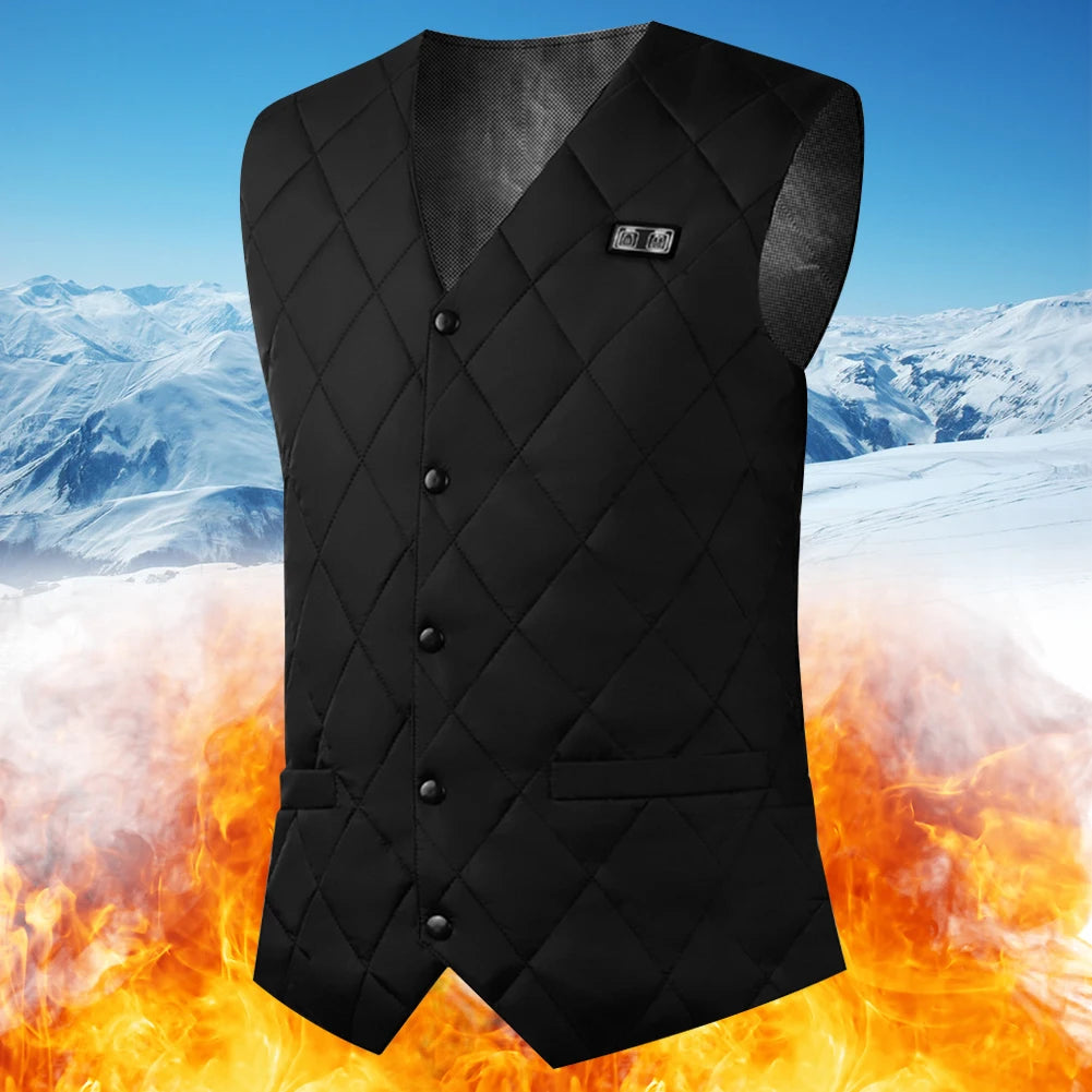 Gilet chauffant à 16 zones, 3 vitesses, chauffage électrique thermique, chargement USB, gilet chauffant électrique pour les voyages en plein air