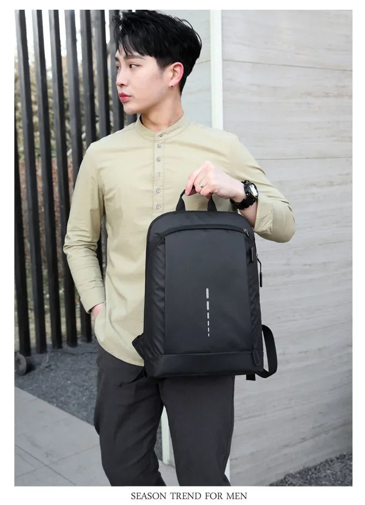 Men's Waterproof Backpack Ultra Lightweight Back Bag for Men Backpack Book Bag Men's Stylish Backpack 15.6" Notebook